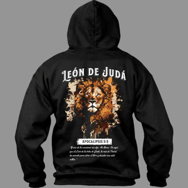 Hoodie León de Judá Negro Hoodie León de Judá