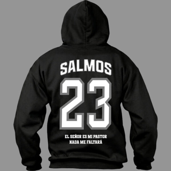 Hoodie Salmos 23 Negro Hoodie Salmos 23